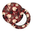 thumbnail image 7 of Cauagu African Women A Print Round Stool Covers,Seat Cushion for Round Bar Stool Chair Seat Cover for Bar Round Chair Fits for 12/13/14in Bar Stool Cushion, 7 of 7