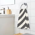 thumbnail image 5 of Black and White Lines Cotton Face Towels Absorbent Hand Towel Soft Bathroom Towel for Kitchen Hotel Decoration, 5 of 7