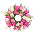 thumbnail image 2 of TERGAYEE Mother's Day Tulips Wreath Mother's Day Door Decoration Simulated Flowers Spring and Summer Wreath Home Decoration Mother's Day Decor Home Decor, 2 of 6
