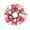 C, variant on Mother's Day Tulip Wreath, Artificial Flower Door Decoration for Spring, Summer – Fade Resistant, Indoor Outdoor Use, Thoughtful Gift for Mom