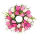 thumbnail image 1 of Corona de tulipanes para el Día de la Madre, decoración de puerta para el Día de la Madre, flores simuladas, corona de primavera y verano, decoración del hogar, 1 of 6