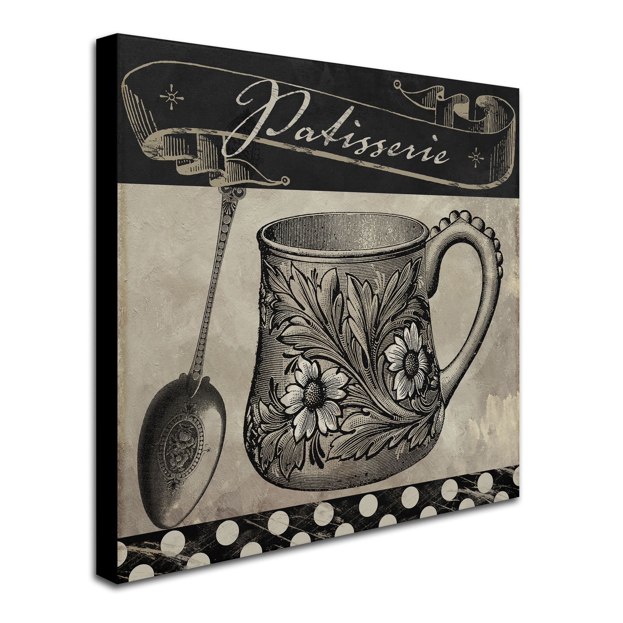 Trademark Fine Art "Bistro Parisienne III" Canvas Art by Color Bakery