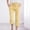 Yellow, variant on Happyyee Plaid Capris Pants for Women Casual Elastic Waist Loose Straight Leg Cropped Pants Comfy Daily Trousers with Pockets,Orange,S
