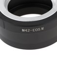 thumbnail image 3 of Tubos De De Adaptador De Lente De Tornillo M42- M M42 De Aleación De Aluminio Para SLR -M EF-M M Cámara Sin Espejo De Montaje Baoblaze Lente de montaje de tornillo M42, 3 of 8