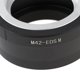 thumbnail image 3 of Adaptador de Lente de Montura M42 Para Ef- M2 M3 M10 Càmara Sunnimix Lente de montaje de tornillo M42, 3 of 8