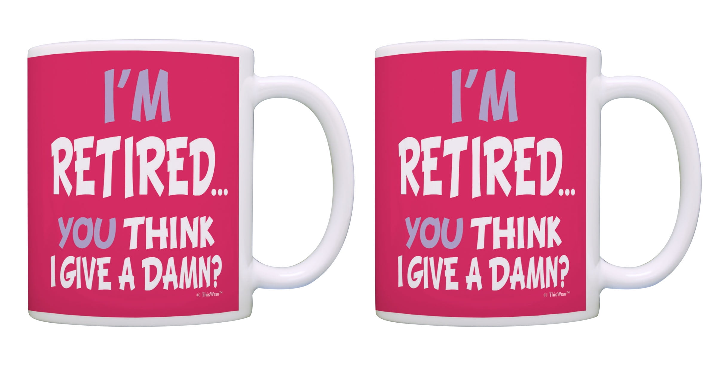 ThisWear Gag Retirement Gifts for Women I'm Retired Funny Retiring Mug