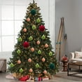 thumbnail image 4 of 44 Pcs Velvet Christmas Balls Flocked Christmas Tree Ornaments Plastic Balls Xmas Decorative Hanging Ornaments Christmas Tree Decoration, 4 of 7