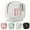White, variant on Initial Make Up Bag Travel Toiletry Bag for Women, Clear Makeup Bag Organizer Cosmetic Bags Travel Essentials Gifts for Women