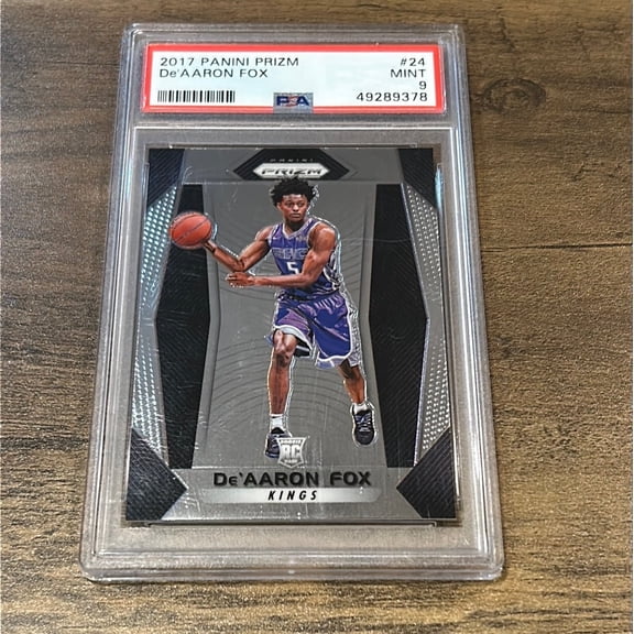 Panini De'AARON FOX Sacramento Kings 2017-18 Panini Prizm NBA Trading Card