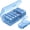 Ocean Blue, variant on Durable 2 Times Daily Weekly Pill Organizer XL Size, Wide Opening Travel Pill Case for Daily Medicines & Nutritional Supplements Storage