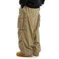 thumbnail image 3 of LIaqionyy Men's Baggy Cargo Pants Elastic Waist Drawstring Casual Loose Joggers Hiking Outdoor Trousers with Pockets, 3 of 7