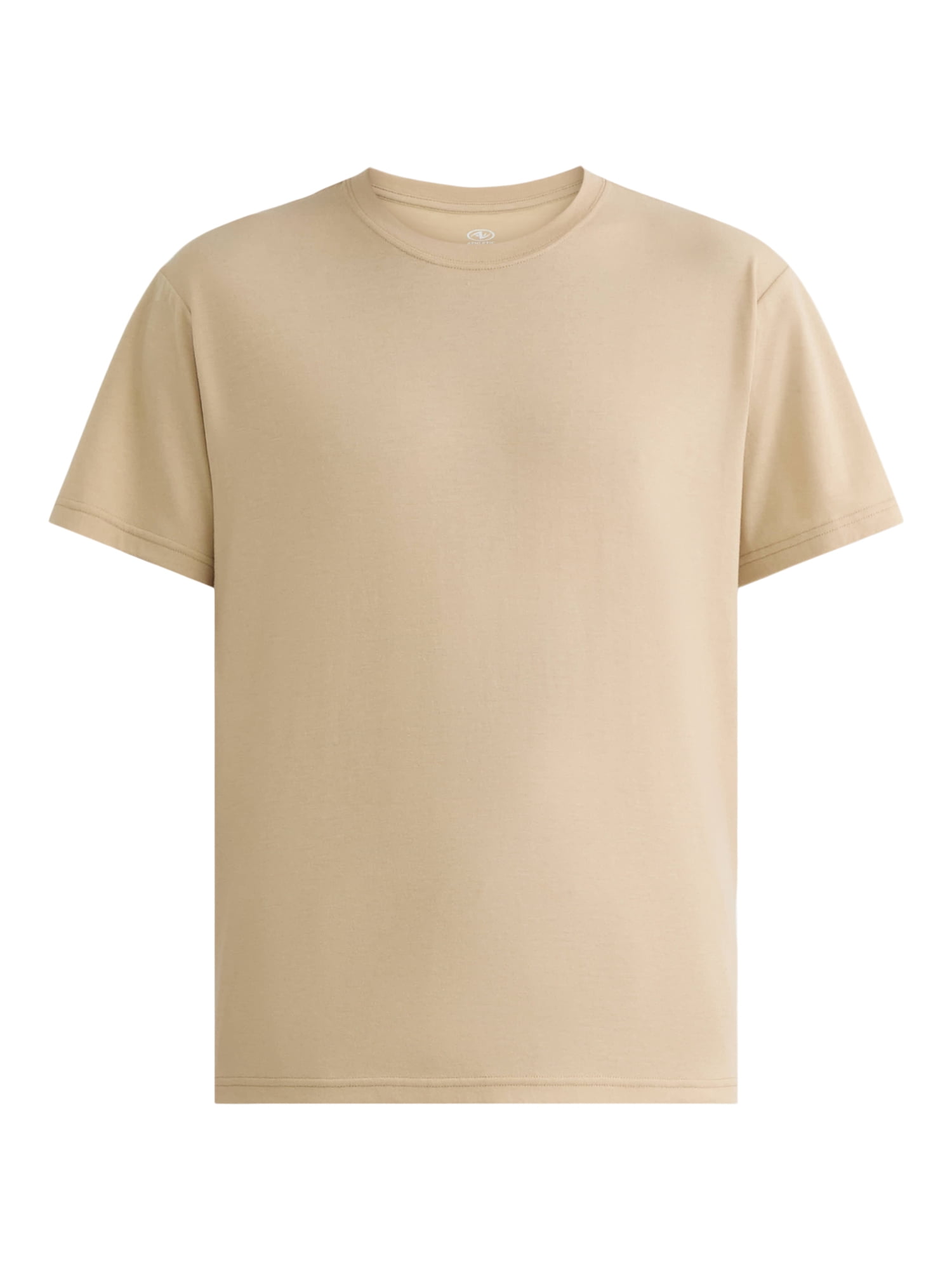 Athletic Works Men's Solid Tri Blend Tee with Short Sleeves, Sizes XS-4XLT