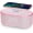 Pink - White Digits, variant on Wireless Charging Alarm Clock Radio: Qi Certified Fast Wireless Charger for iPhone Samsung - 10W Stereo Bluetooth Speaker - Dimmable Digital Clock with FM Radio for Bedroom Gray