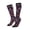 2 Black-1, variant on Women Crew Soft Moisture-wicking Socks Dancing Skeletons Floral Garden Pattern Design Cotton Socks, One Size fit All