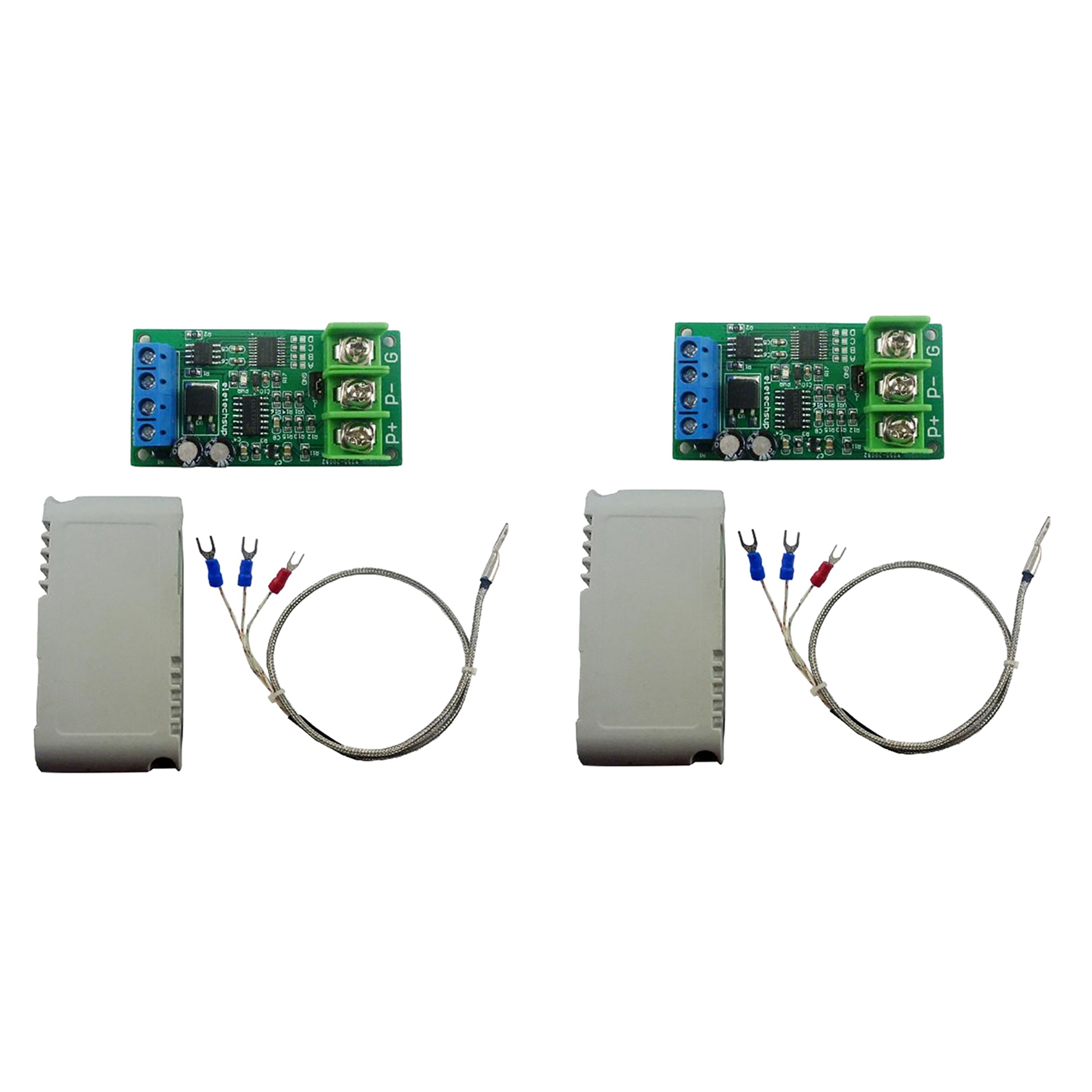 2X DC 825V PT100 Thermal Resistance to Temperature Converter RS485