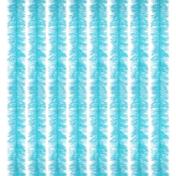 Uxcell 6.6Ft Feather Boa, 8 Pcs Artificial Fluffy Feather Boas Party Decorations for DIY Crafts, Wedding Costume, Christmas, Concert, Halloween, Home Decor, Sky Blue