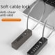 thumbnail image 1 of Práctico candado de acero blanco con código de cambio de varilla de empuje de diámetro de alambre más grueso para casco de bicicleta, cerradura de combinación para puerta corrediza, 1 of 5