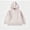 Beige, variant on Girls Long Sleeve Hooded Knit Pullover Solid Gray Soft Cozy Kids Kids Sweater,Size 1-2T