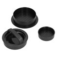thumbnail image 4 of Prensa de hamburguesas, molde redondo antiadherente para hacer hamburguesas, utensilios de cocina, accesorio de cocina para barbacoa, color negro, 4 of 14