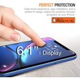 thumbnail image 2 of FYBTO (3 Packs) Compatible with Apple iPhone 11 Screen Protector, iPhone XR Screen Protector, Premium HD Clarity 0.25mm Tempered Glass Film For iPhone 11 / XR w/Installation Alignment Case, 2 of 5