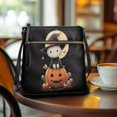 thumbnail image 3 of Kuiaobaty Ghost Pumkin Candy Print Crossbody Bag for Women Travel, Portable Waterproof Vegan Leather Hobo Purse Crossbody with Adjustable Strap, Multi Pockets Sling Handbag for Halloween, 3 of 7