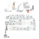 thumbnail image 5 of 32 piezas de prensatelas multifunción para mejorar la eficiencia laboral y la resistencia al desgaste Accesorios para máquinas de coser, 5 of 10