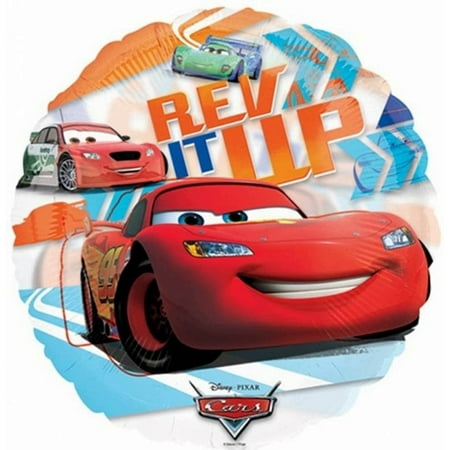 26" Disney Cars Clear Rev It Up Balloon