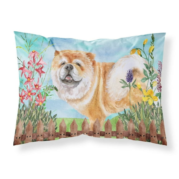 Carolines Treasures CK1257PILLOWCASE Cane Corso Spring Fabric Standard Pillowcase Standard multicolor