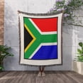 thumbnail image 3 of Photo Of South Africa Flag Button, Woven Blanket, 3 of 4