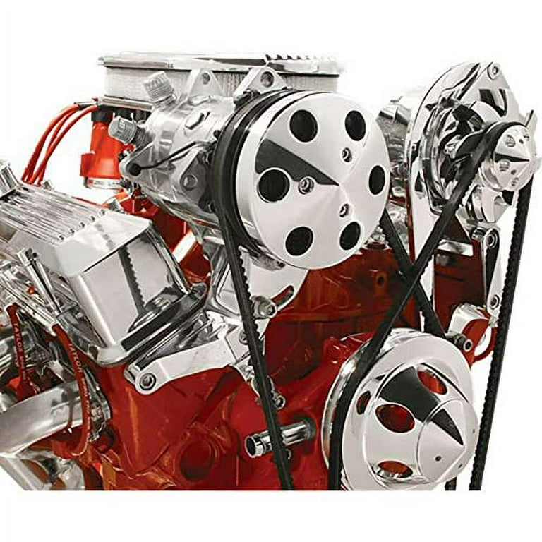 Billet Specialties A/C Bracket SBC Passenger Side Hi Mount Billet Specialties A/C Bracket SBC Passenger Side Hi Mount