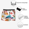 thumbnail image 6 of Kll Flowers Birds And Butterflies Men'S Cotton Boxer Briefs Underwear-Large, 6 of 9