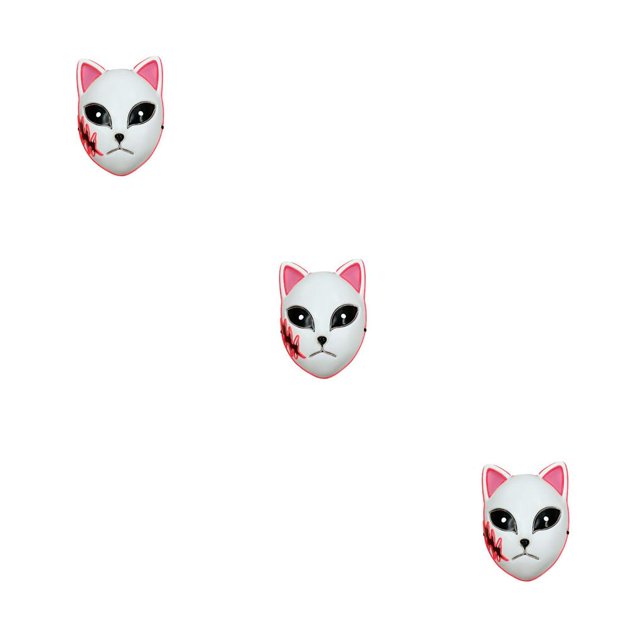 Bearachild Demon Slayer Tanjirou Máscara Kimetsu No Yaiba Sabito Mascarilla Anime Máscaras Makomo Cosplay Máscaras Disfraz de Halloween Máscaras LED Type4 NO4 Bearachild CBP182246