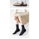 thumbnail image 2 of Xiao Hua 6 pares de calcetines de algodón para mujer, finos, suaves, cómodos, transpirables, de vestir, por encima del tobillo, para negocios, informales y deportivos (negros)., 2 of 2