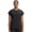 Black, variant on Cherokee Infinity Womens Scrub Top Round Neck 3 Zip Pockets