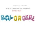 thumbnail image 3 of Boy or girl Gender Reveals Aluminum Film Letter Balloon Set Gender Reveals Balloon - style：Style a；, 3 of 5