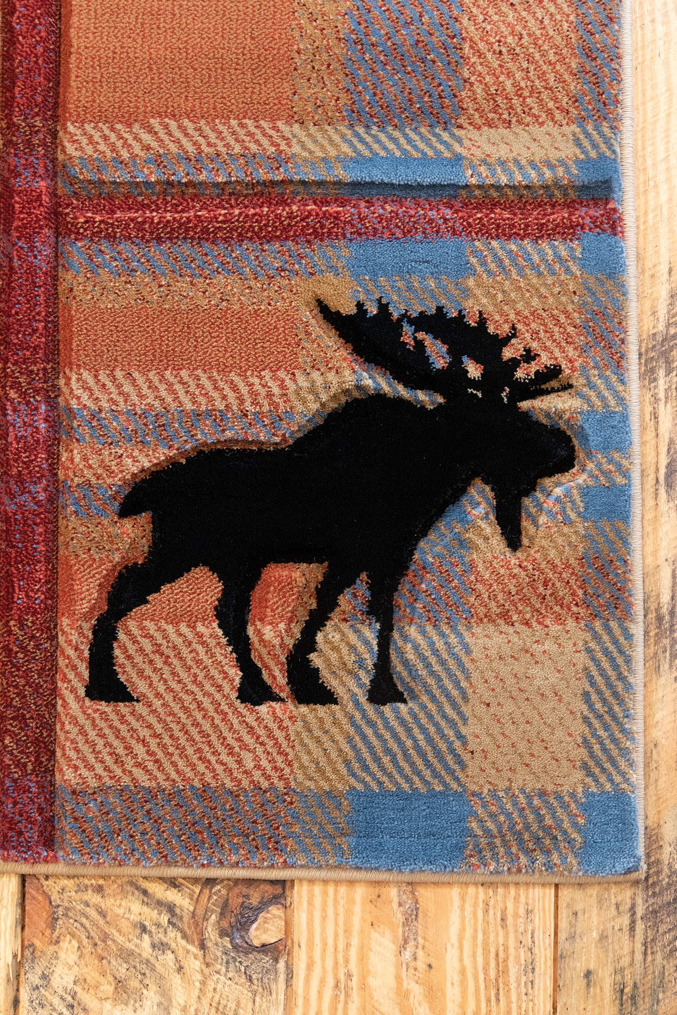 United Weavers of America Lodge Plaid Loomed Area Rug, 1.83' x 2.67'