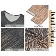 thumbnail image 6 of Fantaslook Womens Tops Dressy Casual Pleated Blouses V Neck Long Sleeve Shirts Fall Tunic Tops, 6 of 8