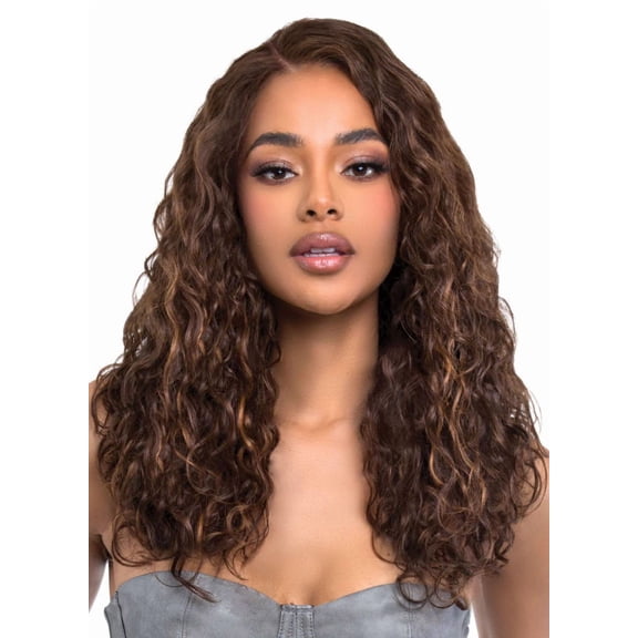 Indiremi 13X4 Malaysian Wave Human Hair Deep Lace Wig 20" Lace Wigs