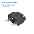 thumbnail image 3 of Circuit Overload Protector 3A AC125/250V DC32V Automatic Reset Thermal Circuit Breaker 2pcs, 3 of 5