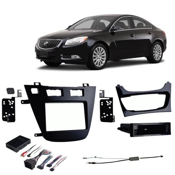Buick Regal 2011 2012 Stereo Radio Install Dash Kit Black Push Start Black Walmart Com Walmart Com