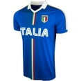 thumbnail image 4 of Just 4 Kicks Soccer Jersey Italy Polyester Blue YS-XXL, 4 of 6