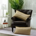 thumbnail image 1 of Home Soft Things Jacquard Pillow Shell 2 Piece Set - Chevron - Taupe - 14" x 26" LUMBAR, 1 of 4