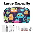 thumbnail image 3 of Alien Waterproof Oxford Fabric USB Pouch Hard Drive Case Charger Case Organizer USB Cord Organizer 5.9x9.44x3.14 in, 3 of 6