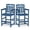 BLUE, variant on Ciokea High Adirondack Bar Chair, Outdoor Bar Stool for Balcony, Backyard, Poolside, Black