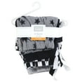 thumbnail image 2 of Hudson Baby Infant Boys Shorts Bottoms 4-Pack, Black Gray Stars, 3-6 Months, 2 of 3