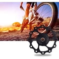thumbnail image 4 of Perno de aleación de aluminio para bicicleta, polea de cambio trasero, rueda jockey, rodillo guía para bicicleta de carretera, pieza loca, rodillo accesorio para ciclismo (1 unidad, 4 of 5