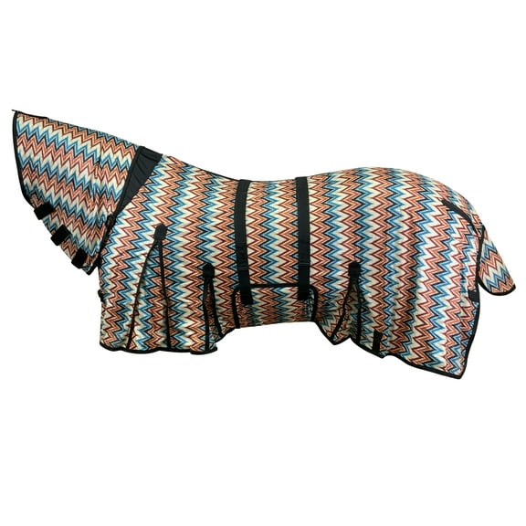 Showman Chevron Mesh Fly Sheet w/ Neck Cover (69")
