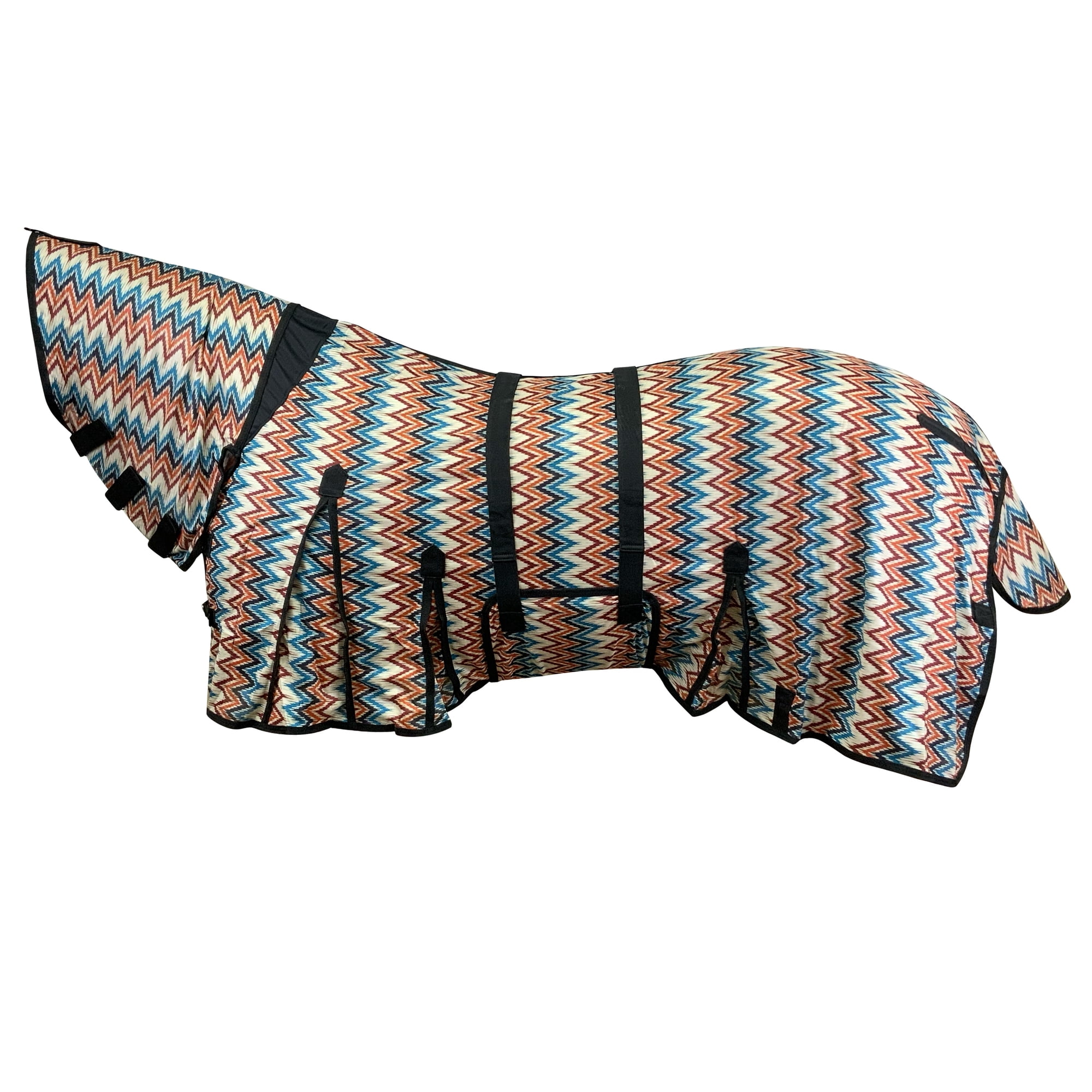 Showman Chevron Mesh Fly Sheet w/ Neck Cover (72")