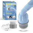 thumbnail image 1 of Bell + Howell Scrubtastic Express Blue Rechargeable Handheld Power Scrubber – Cordless Bathroom Cleaner, 1 of 8