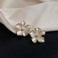 thumbnail image 5 of Flower Earrings For Women Elegant Dangle Drop Fashion Jewelry Stylish, 5 of 5